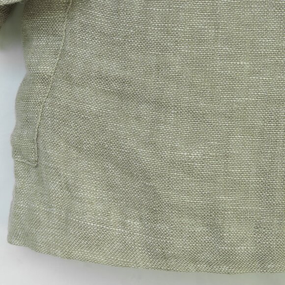 Rachel Zoe Linen Blazer Beige Core Minimal Relaxed Fit Long Lightweight Jacket - Picture 11 of 14